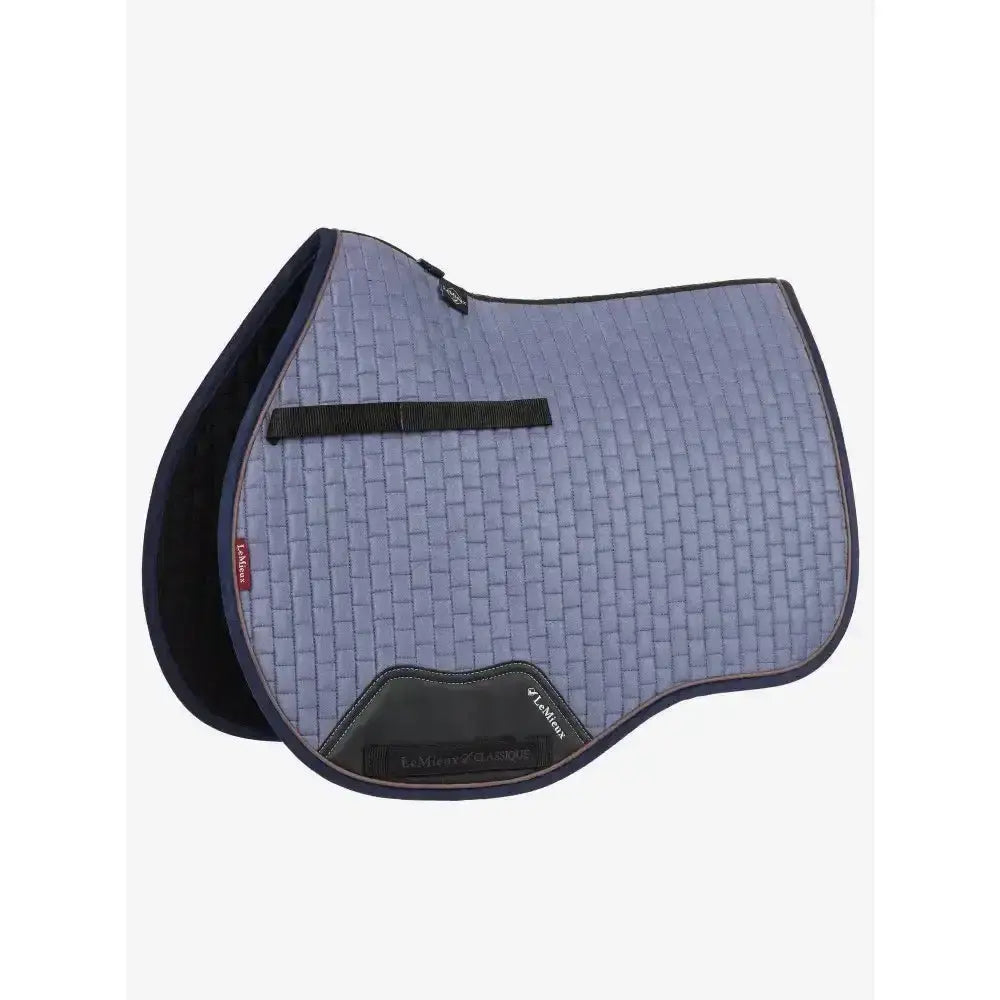 Lemieux Classique Suede GP Square Jay Blue Small/Medium Saddle Pads