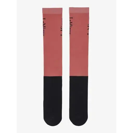 Lemieux Competition Socks 2 Pack Cranberry Cranberry X-Small Riding Socks