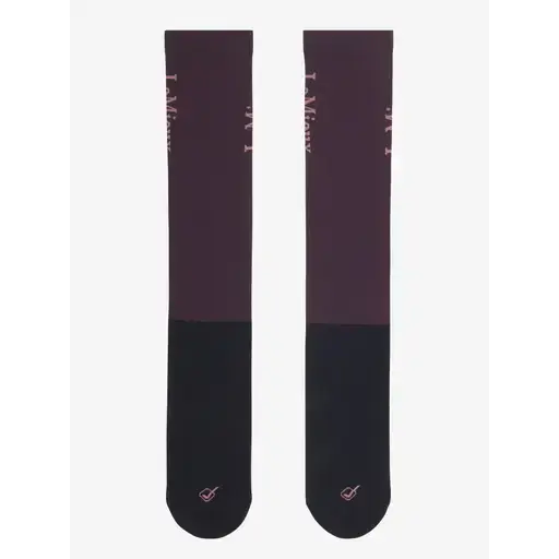 Lemieux Competition Socks 2 Pack Damson Damson X-Small Riding Socks