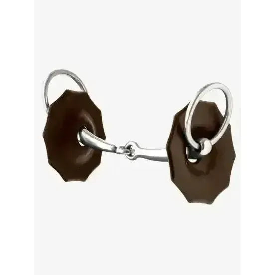 LeMieux Contoured Rubber Bit Guards Brown One Size Brown Bit Guards