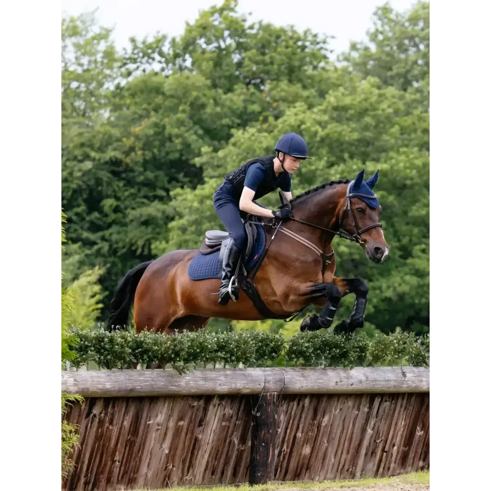LeMieux Cotton Close Contact Square Navy Navy Small/Medium Saddle Pads