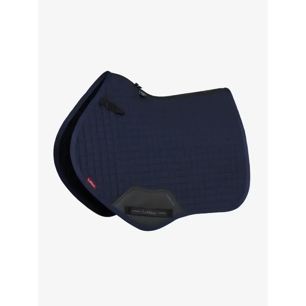 LeMieux Cotton Close Contact Square Navy Navy Small/Medium Saddle Pads