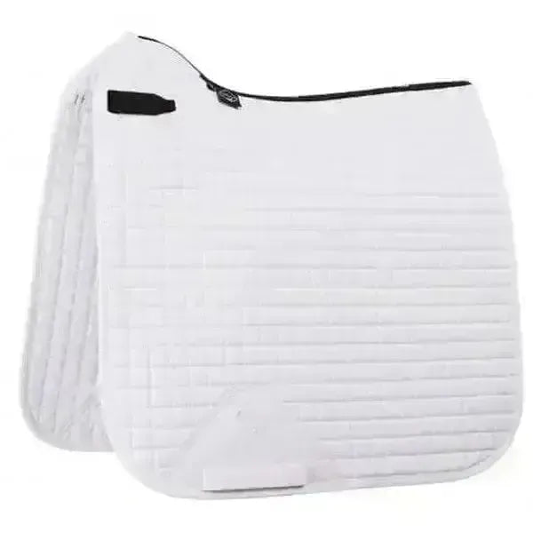 LeMieux Cotton Dressage Square White Small/Medium Dressage Saddle Pads