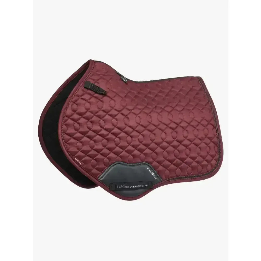 Lemieux Crystal Suede Cc Pad Burgundy Small/Medium Saddle Pads