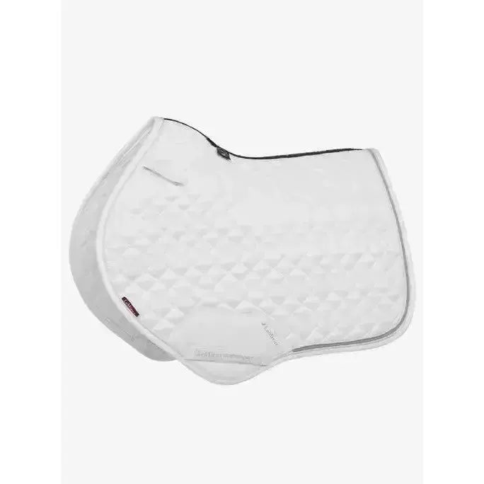 LeMieux Crystal Suede Close Contact Square White Small/Medium White Saddle Pads