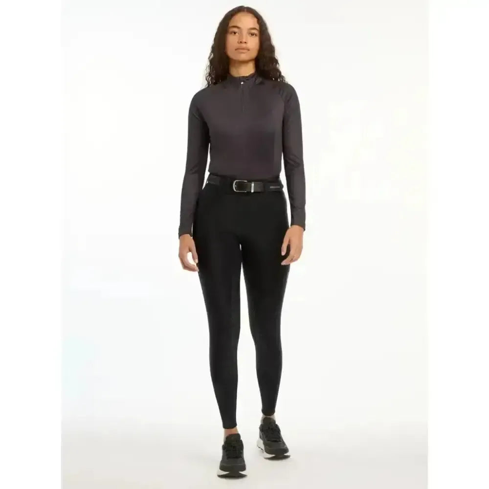 Lemieux Demi Pull On Breggings Black UK 6 Riding Tights