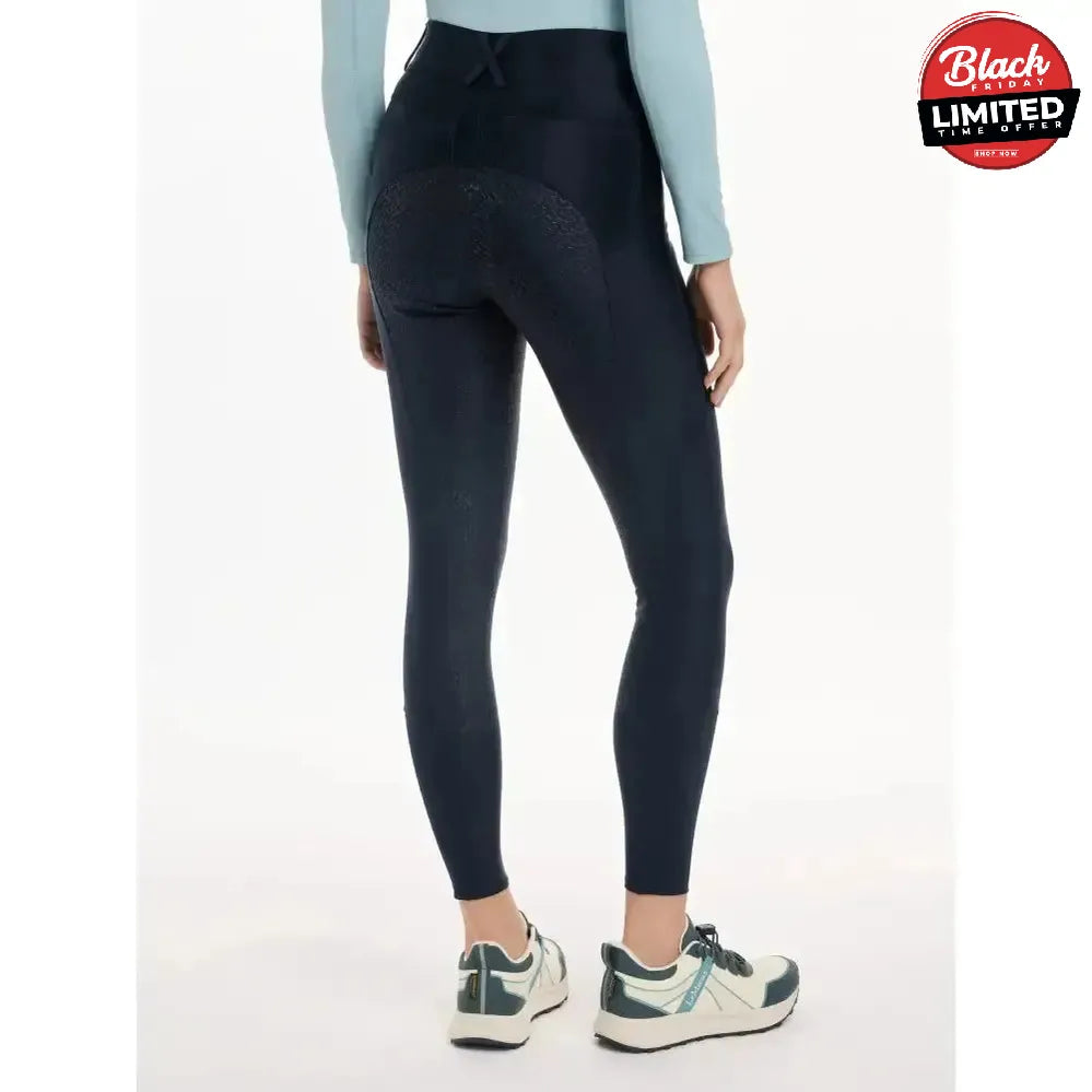 Lemieux Demi Pull On Breggings Navy UK 6 Navy Riding Tights