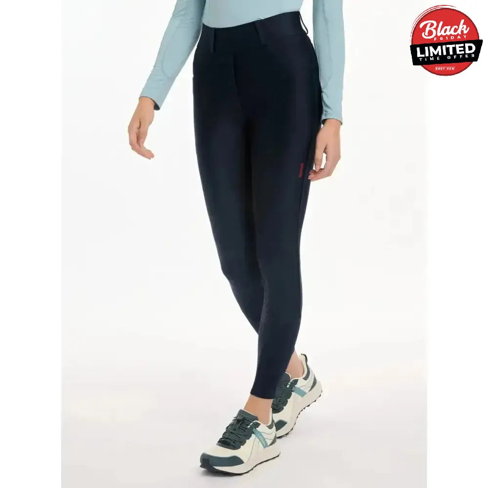 Lemieux Demi Pull On Breggings Navy UK 6 Navy Riding Tights