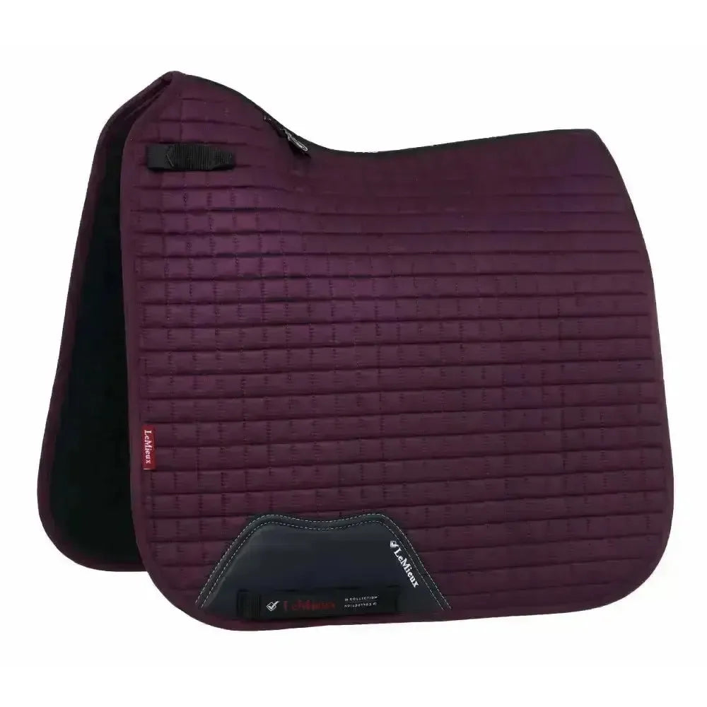 LeMieux Dressage Suede Square Fig S/m Dressage Saddle Pads