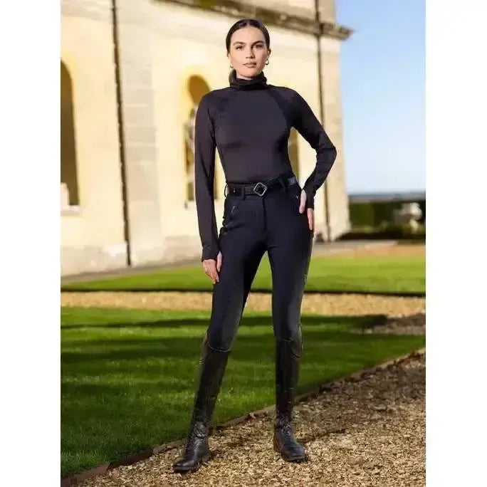 Lemieux Drytex Waterproof Breeches Full Seat Black UK 6 Black Waterproof Legwear