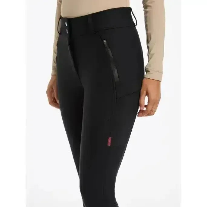 Lemieux Drytex Waterproof Breeches Knee Grip Black UK 6 Black Breeches