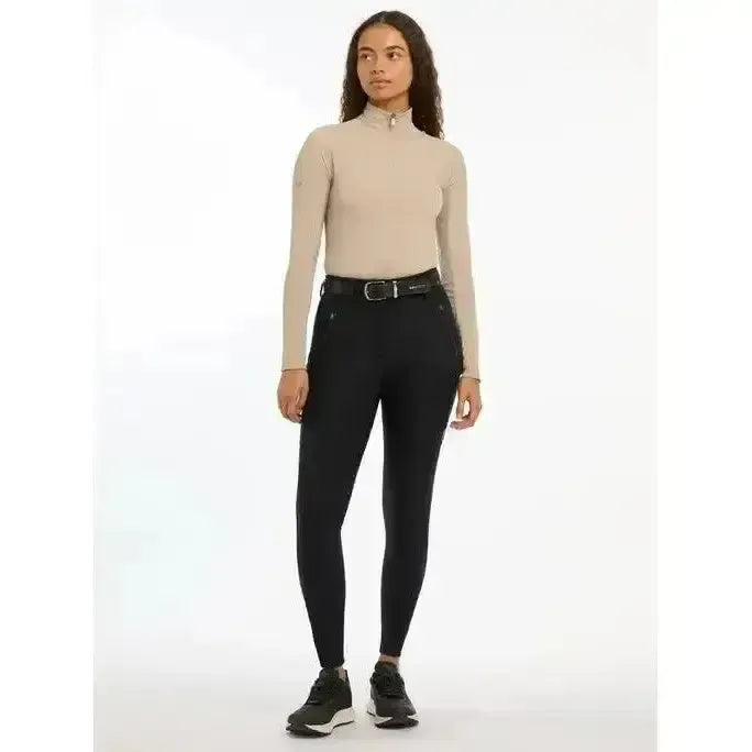 Lemieux Drytex Waterproof Breeches Knee Grip Black UK 6 Black Breeches