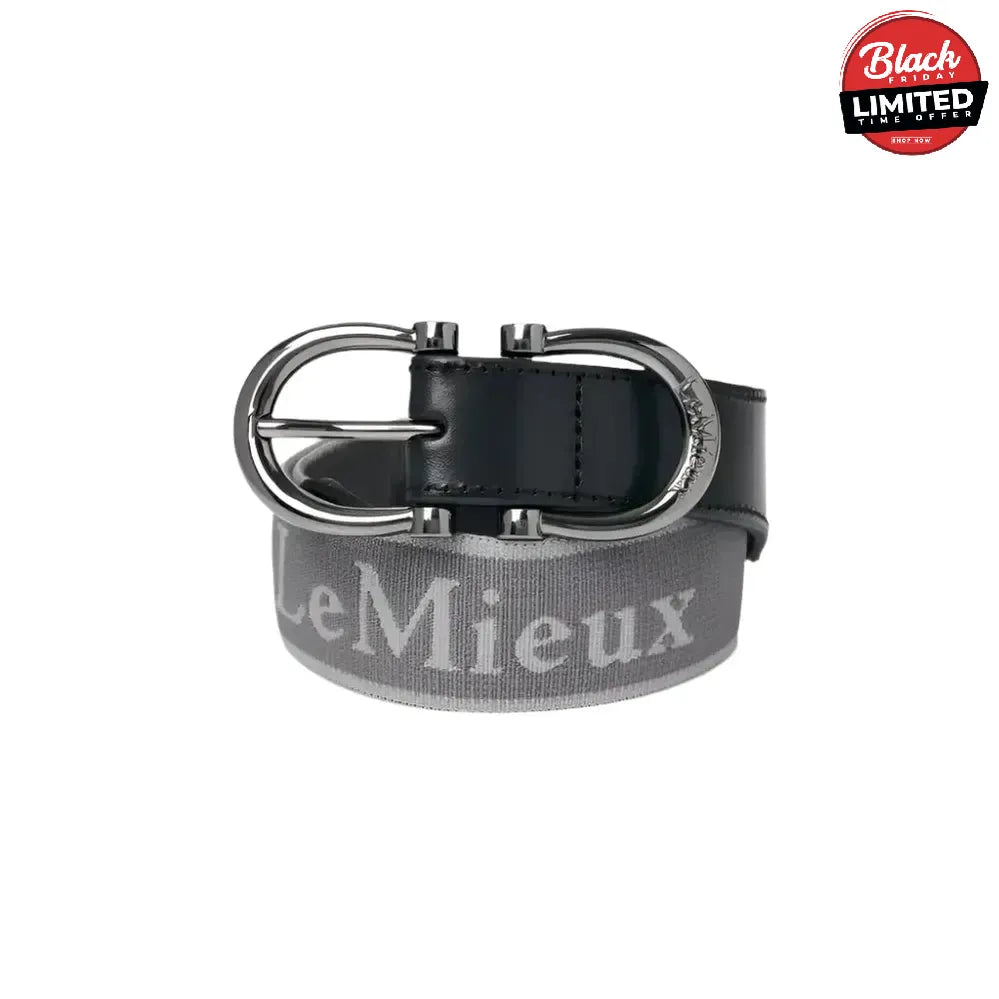 LeMieux Elasticated Belt Dark Grey Large Belts