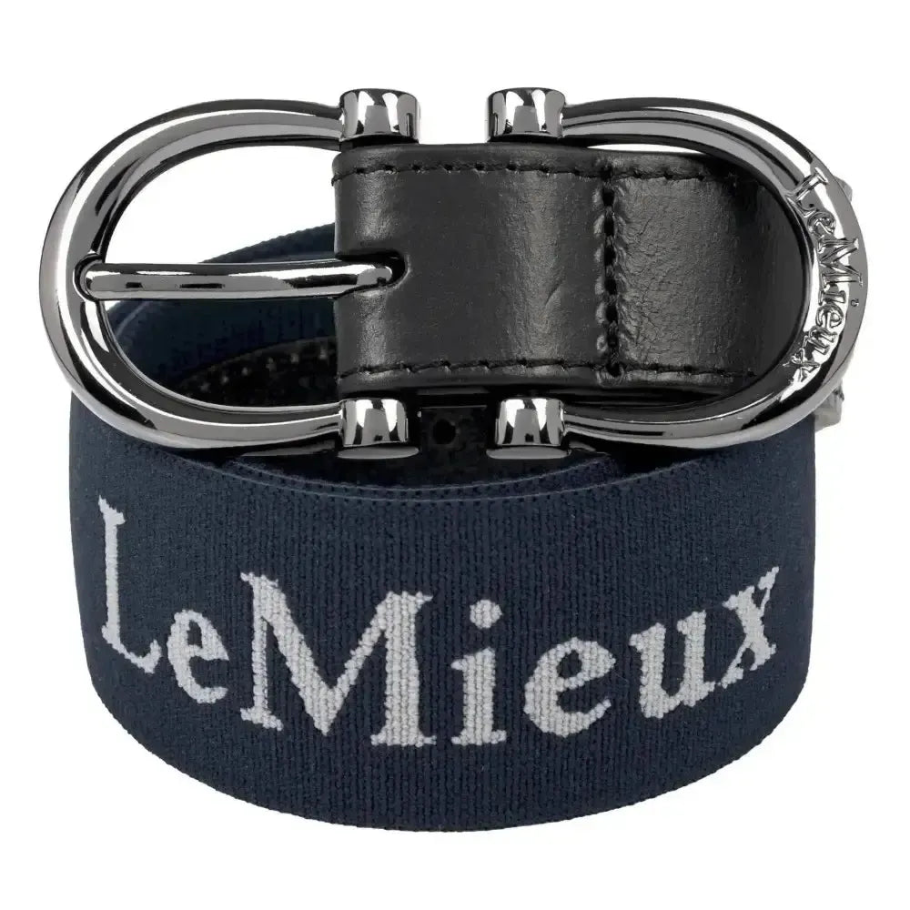 LeMieux Elasticated Belt Navy Medium Belts