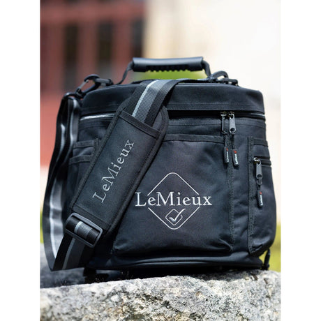 LeMieux Elite Circular Grooming Tote Bag Black  - Barnstaple Equestrian Supplies