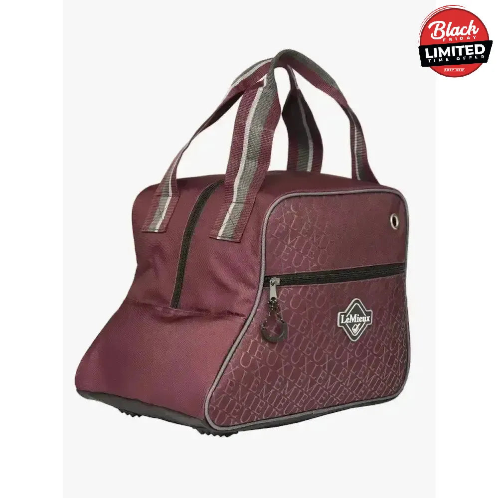 LeMieux Elite Pro Short Boot Bag Burgundy Short Boot Bags