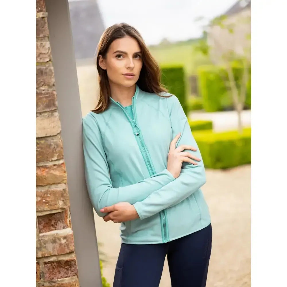 Lemieux Faye Fleece Zip Through Aqua Aqua UK 6 Coats & Jackets