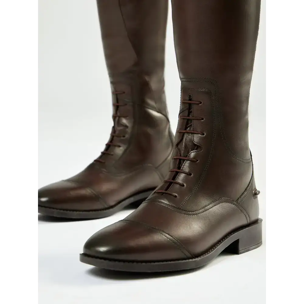Lemieux Field Riding Boots Brown UK4 Short Slim Long Riding Boots
