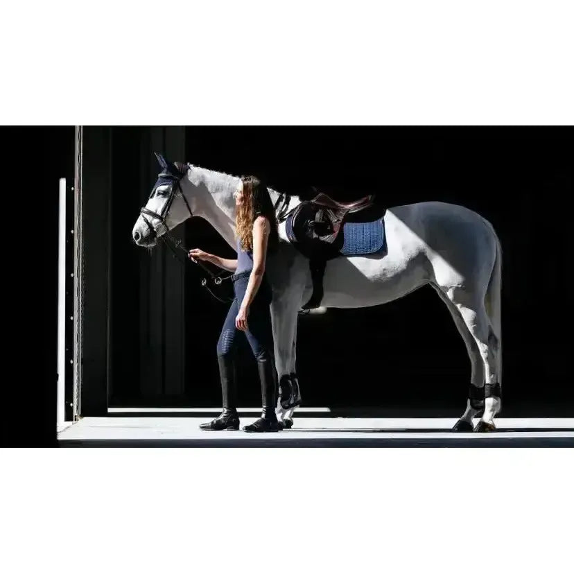 LeMieux Finesse Eurojump Square Navy Navy Small/Medium Saddle Pads