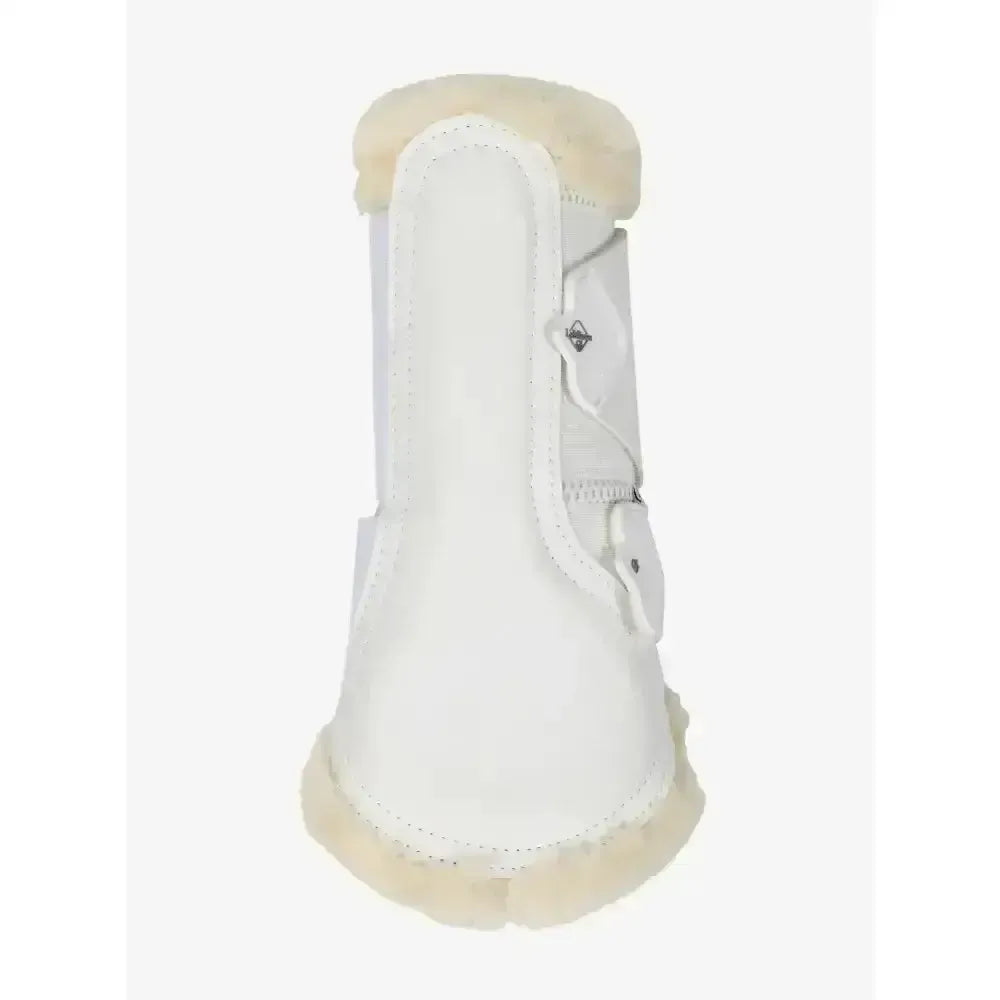 LeMieux Fleece Edged Mesh Brushing Boot White White / Natural Medium Brushing Boots