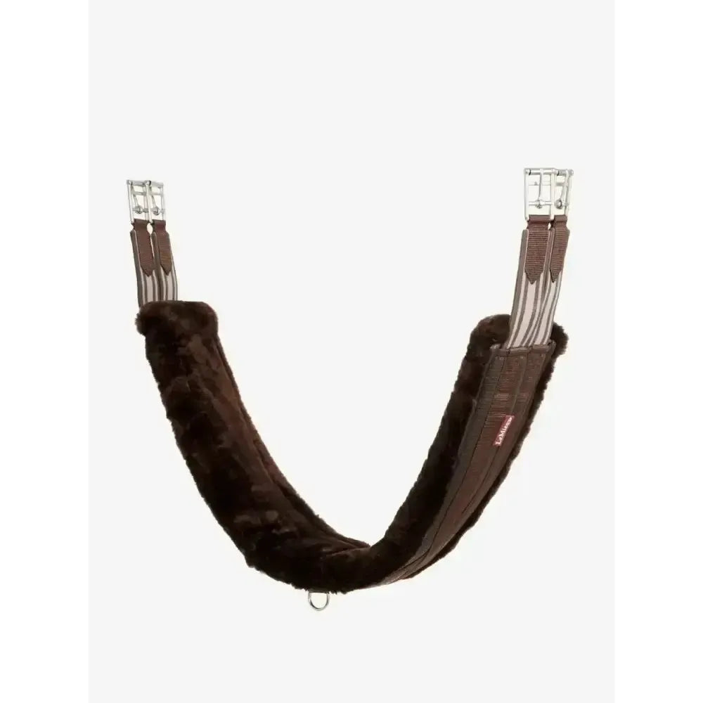 LeMieux Fleece Lined Anatomic Girth Brown/Brown 115 cm Brown Girths