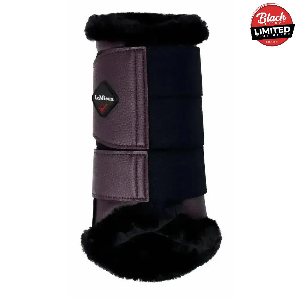 LeMieux Fleece Lined Brushing Boots Fig X Large Brushing Boots