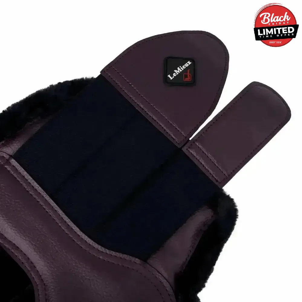 LeMieux Fleece Lined Brushing Boots Fig X Large Brushing Boots