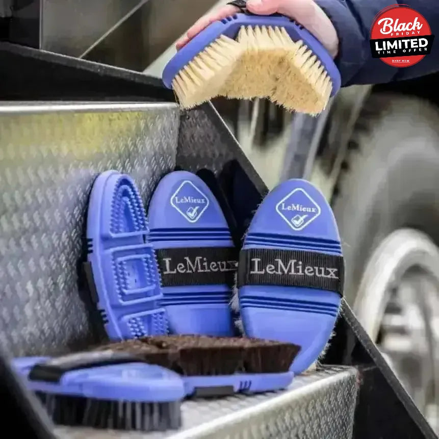 LeMieux Flexi Scrubbing Brush Bluebell Bluebell Brushes & Combs