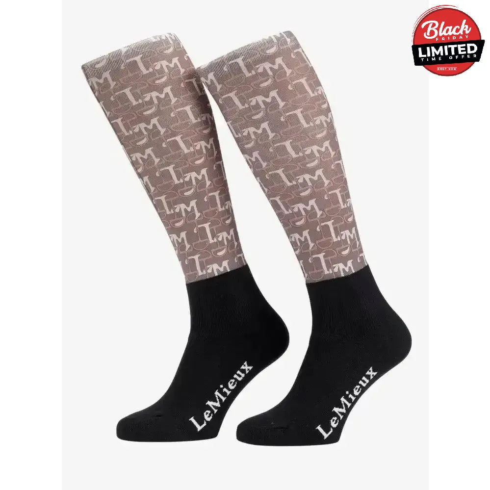 Lemieux Footsie Socks Florence Walnut Junior Riding Socks