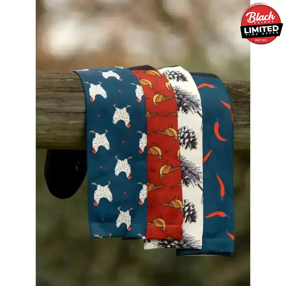 LeMieux Footsie Socks Pine Cones Junior Riding Socks