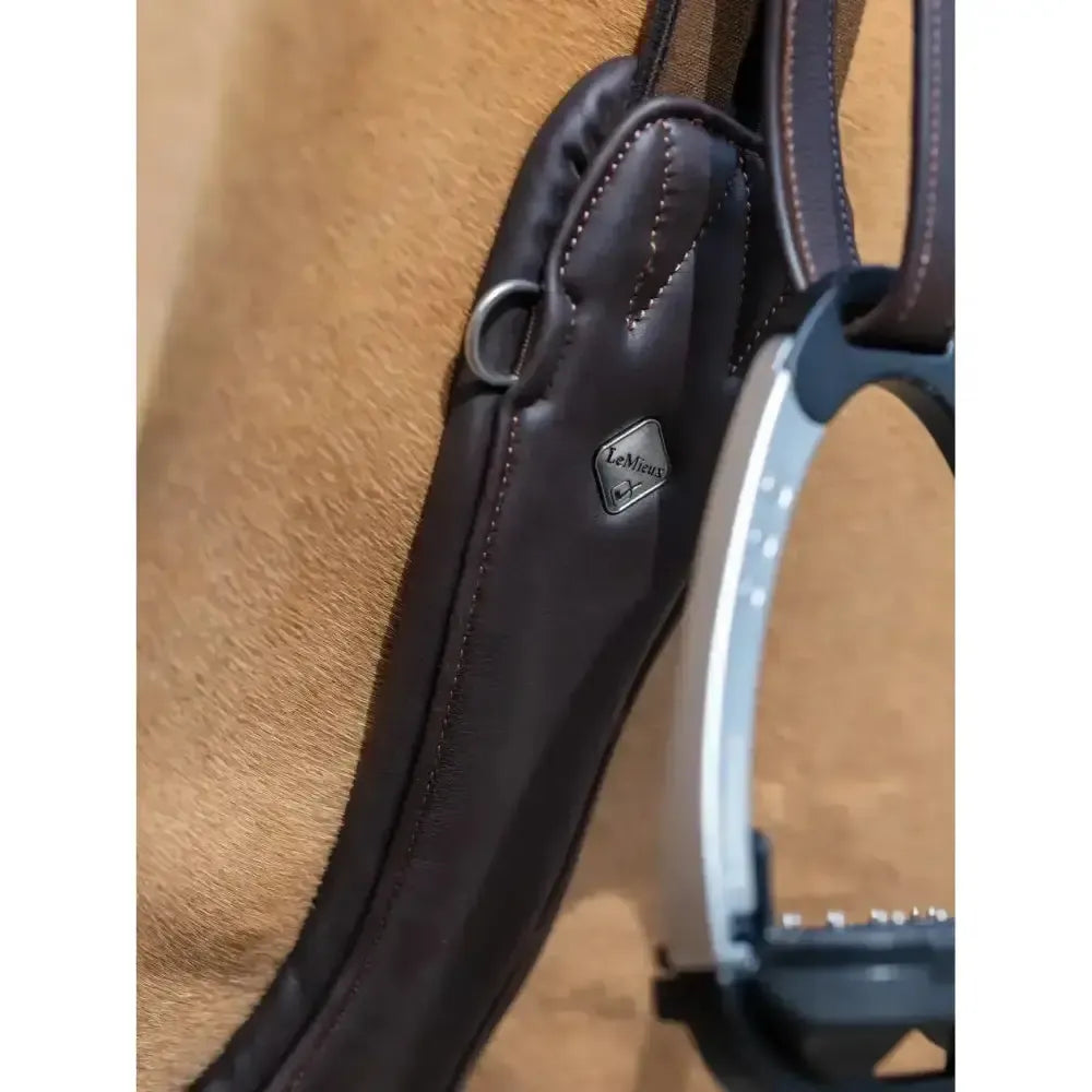 LeMieux Gel-Tek Anatomic Jumping Girth Brown 100cm Brown Girths