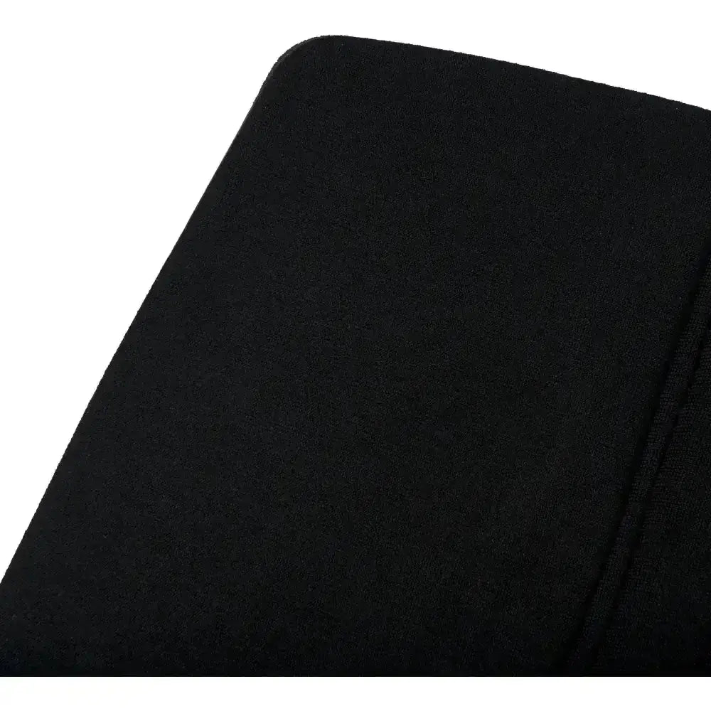Black suede lemieux grafter boot sienna tablet case with soft textured surface and subtle edge stitching for hard working boot fans
