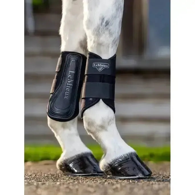 LeMieux Grafter Brushing Boot Black Small Black Brushing Boots