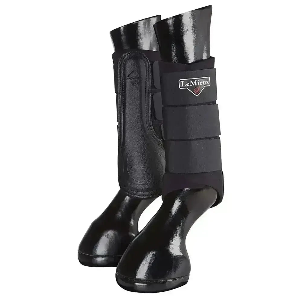 Lemieux Grafter Brushing Boots Black Medium X Wide Brushing Boots