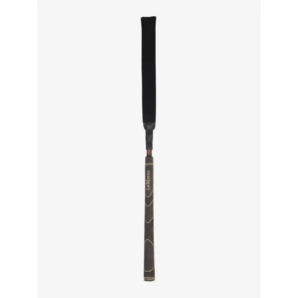 Black lamiers lemieux grip-tek junior baton carbon with sleek textured grip and polished metal ferrule