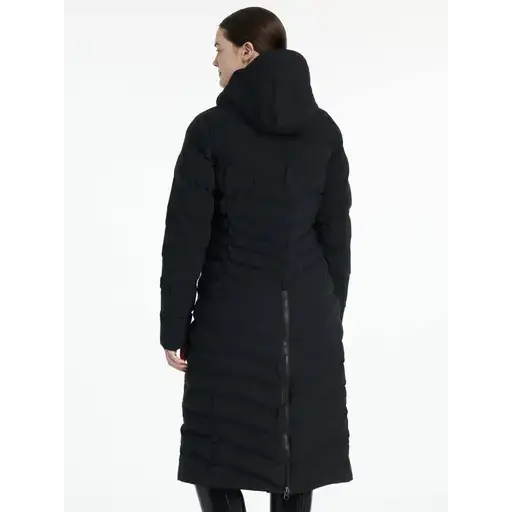 Lemieux Hayley Water Resistant Longline Puffer Coat Black Black UK 6 Ourdoor Coats