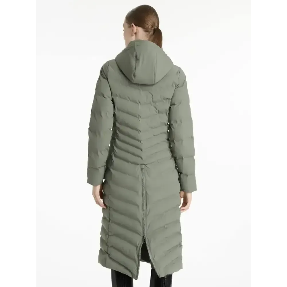 Lemieux Hayley Water Resistant Longline Puffer Coat Rosemary Rosemary UK 6 Outdoor Coats