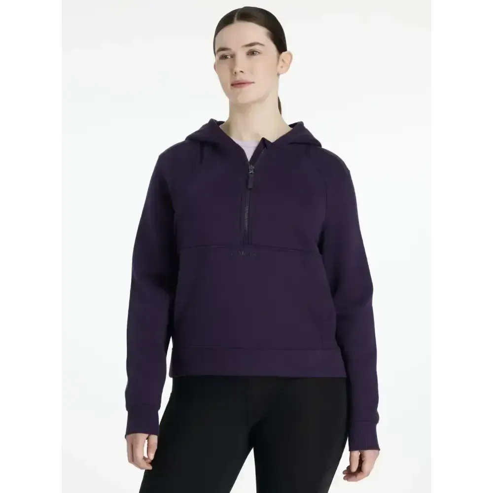 Lemieux Henrietta Half Zip Hoodie Juniper Juniper UK 6 Hoodies