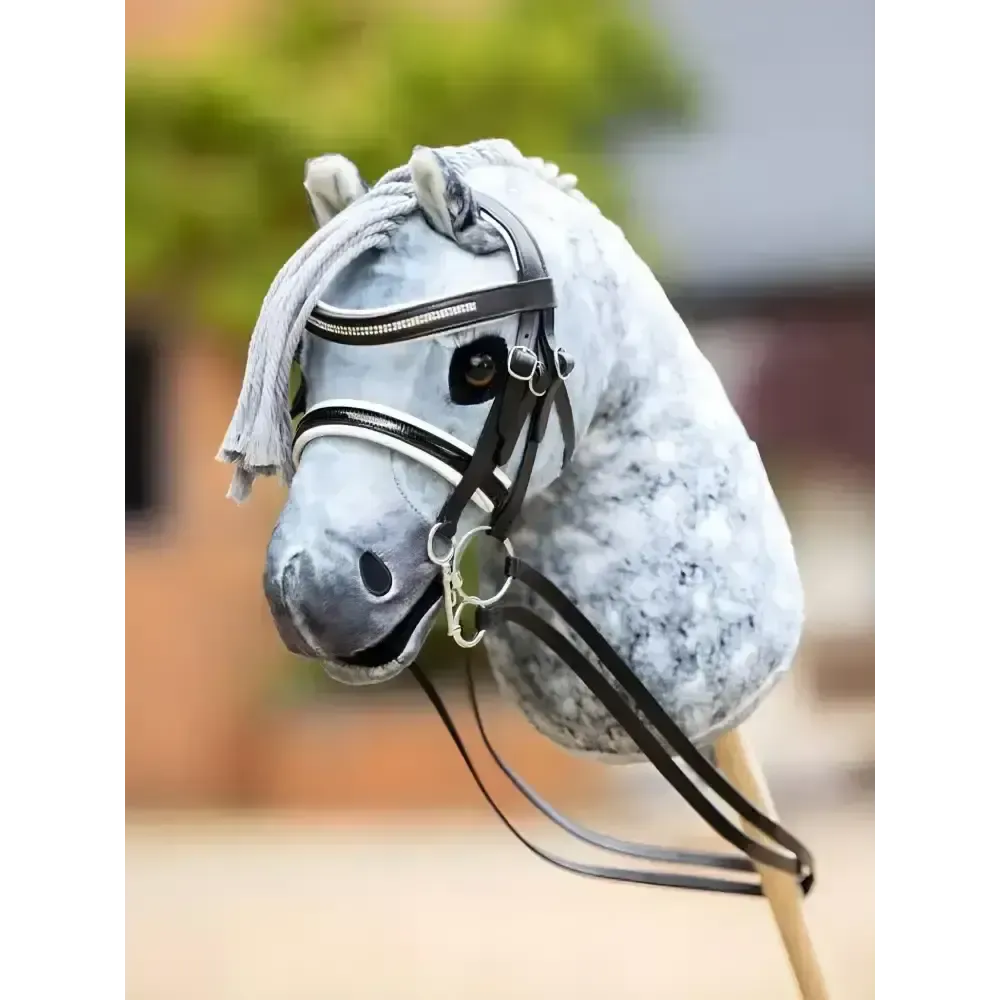 LeMieux Hobby Horse Double Bridle Black Toy Hobby Horse