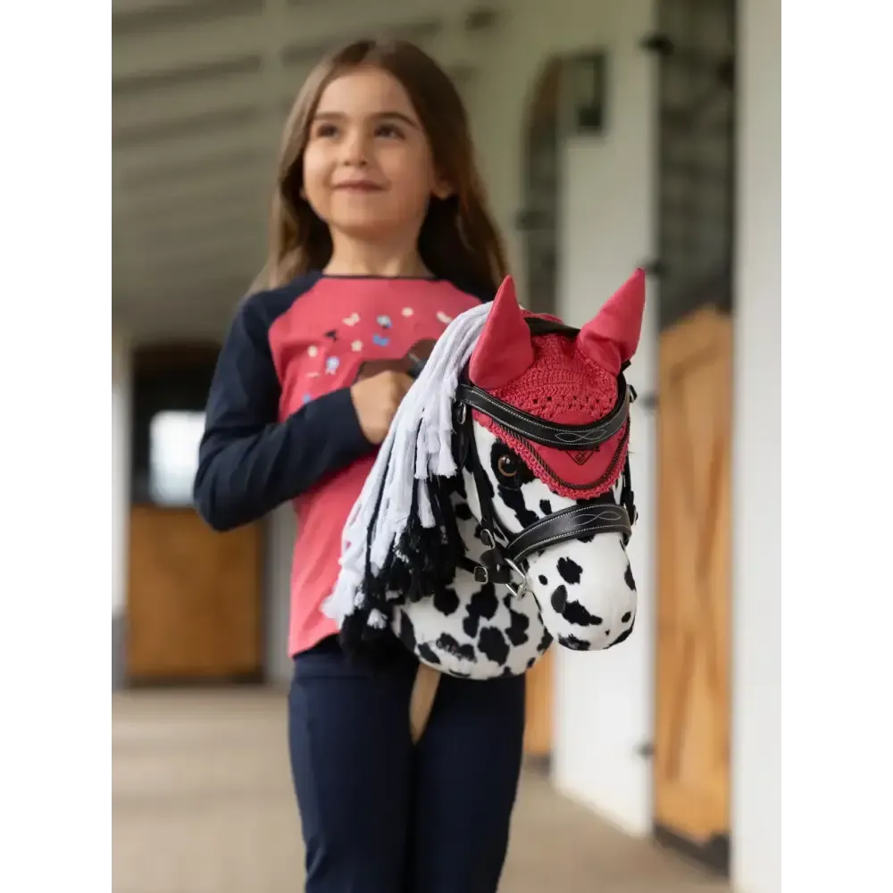 Lemieux Hobby Horse Fly Hood Cranberry Cranberry One Size Hobby Horse Accessories