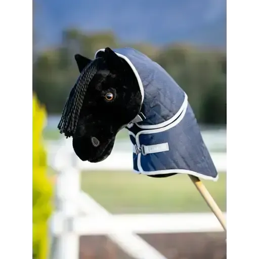Lemieux Hobby Horse Stable Rug Navy Navy One Size Hobby Horse Accessories