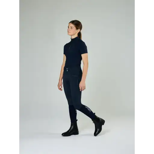 LeMieux Junior Zip Paddock Boot Black Black UK Child Shoe 1 Footwear