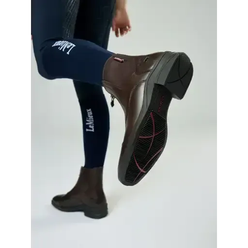 LeMieux Junior Zip Paddock Boot Brown Brown UK Child Shoe 1 Footwear