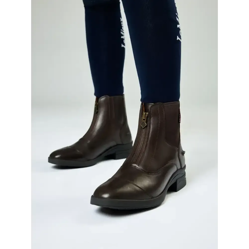 LeMieux Junior Zip Paddock Boot Brown Brown UK Child Shoe 1 Footwear