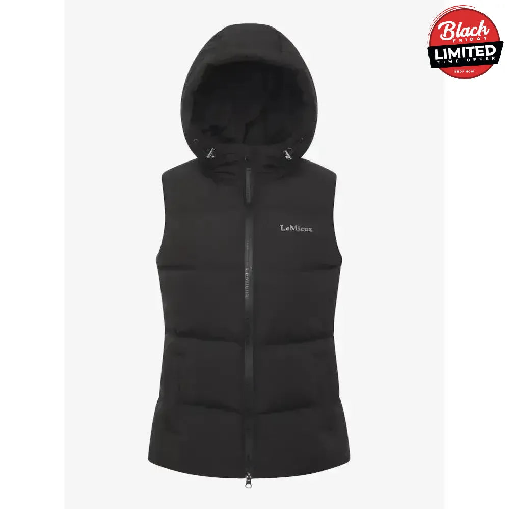 LeMieux Kenza Puffer Gilet Black Black 10 Bodywarmers