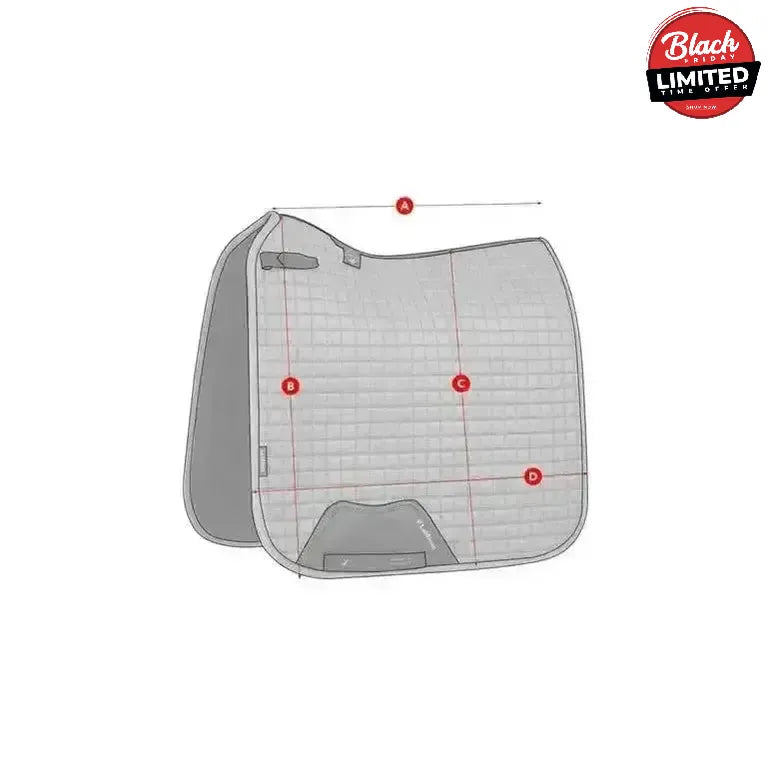 LeMieux Le Cool Grip Dressage Pad Navy One Saddle Pads