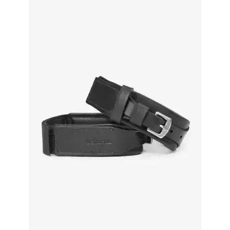 LeMieux Leather Garter Straps Black Black X Small/Small Footwear Accessories