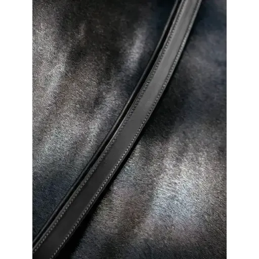 LeMieux Leather Neck Strap Black Black One Size Neck Straps