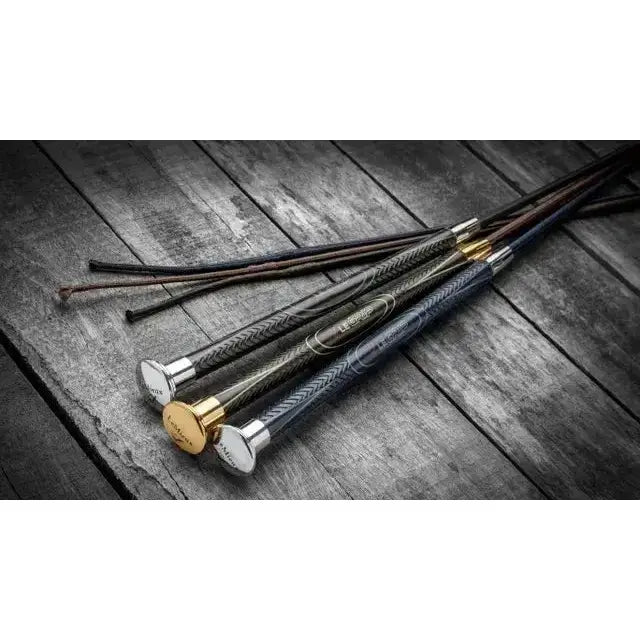 Lemieux legrip schooling whip black with textured grip ultra light polycarbon shaft and beautifully finished metal details