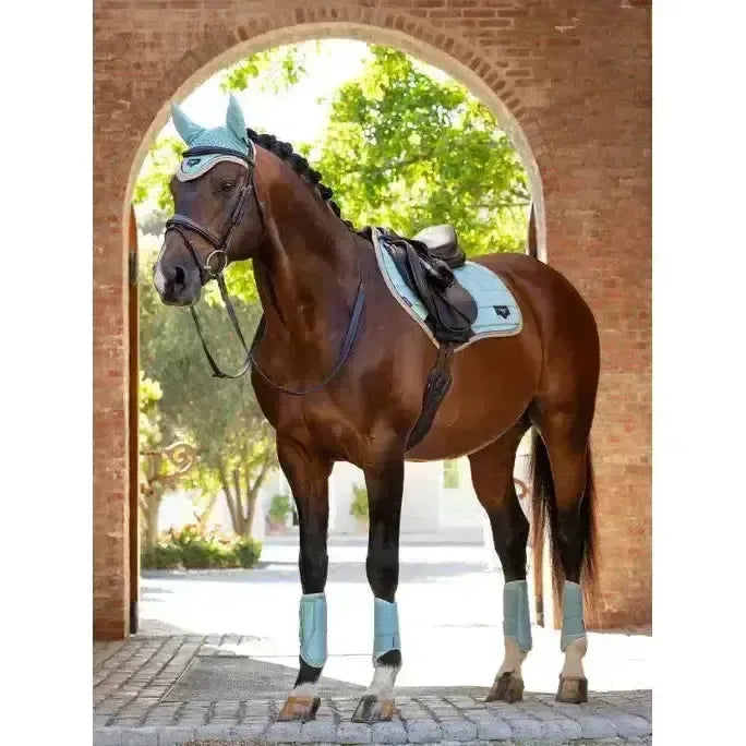 Lemieux Loire Classic Close Contact Square Aqua Aqua Large Saddle Pads